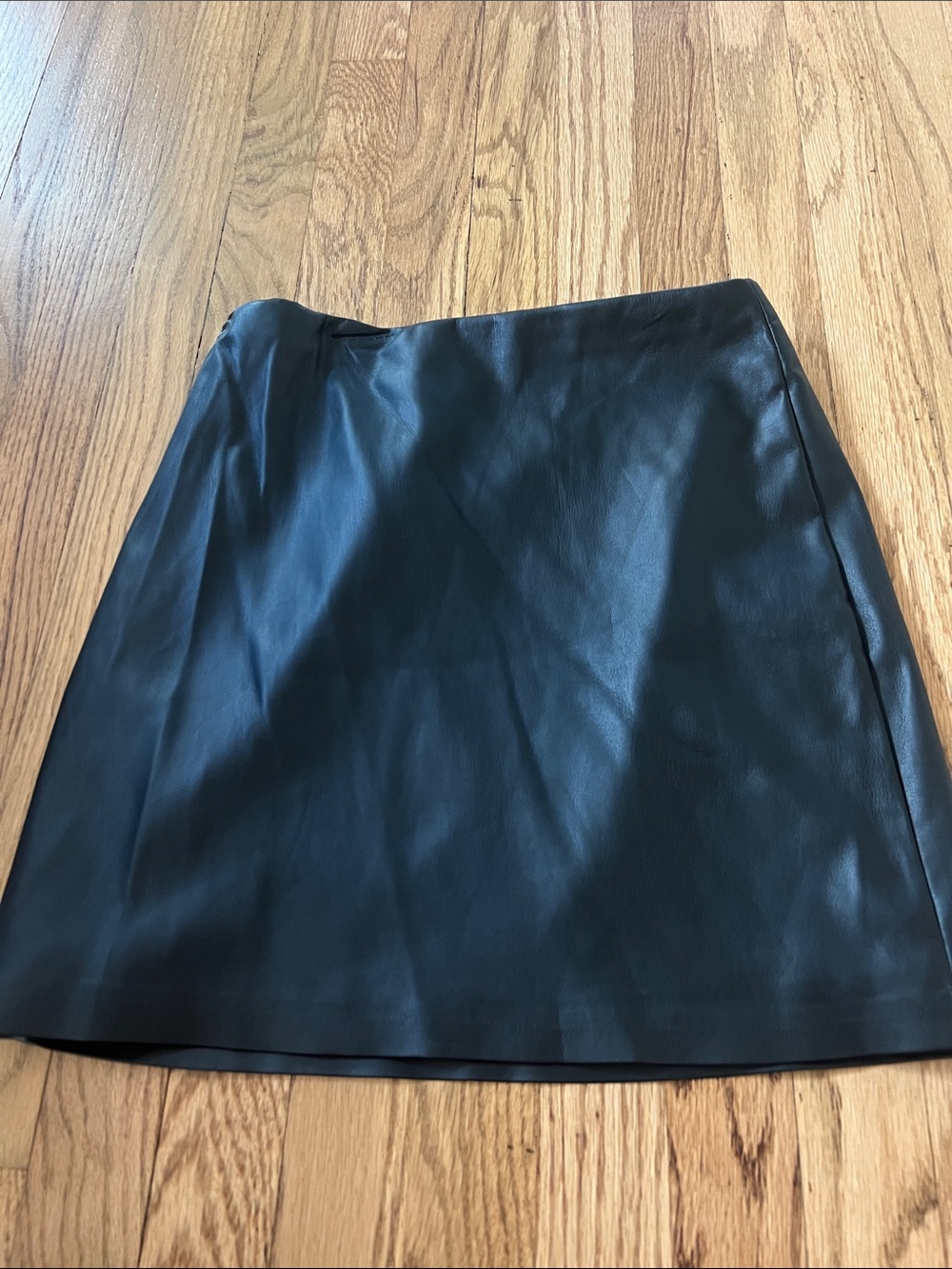 Express Black Faux Leather Mini Skirt